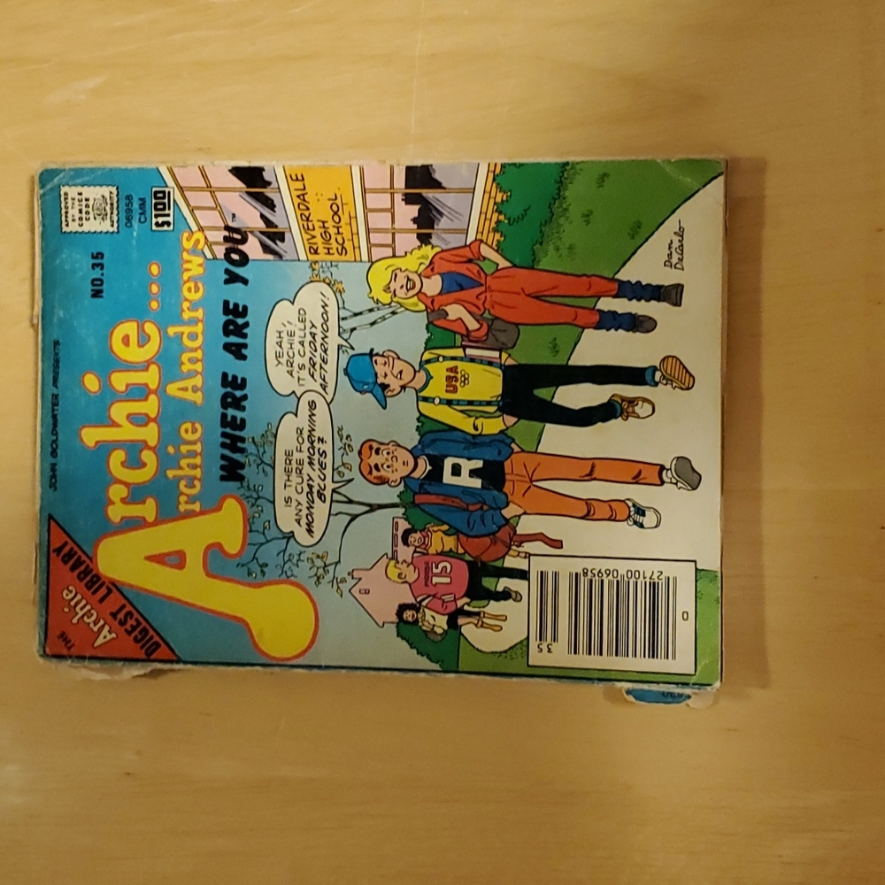 Archie...Archie Andrews Where Are You Comics Digest # 35